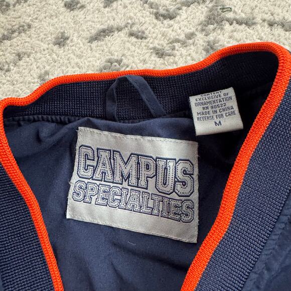 Campus Specialties University of Illinois Fighting Illini Windbreaker Pullover M - Picture 4 of 10